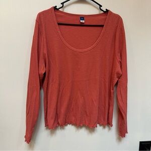 Old Navy Ribbed Long Sleeve Top